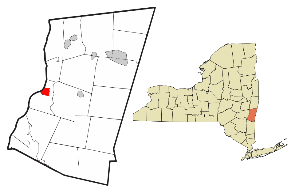Locator map of Hudson