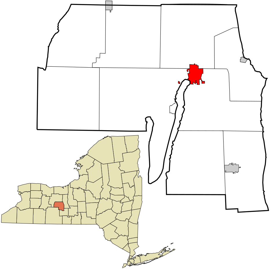 Locator map of Penn Yan