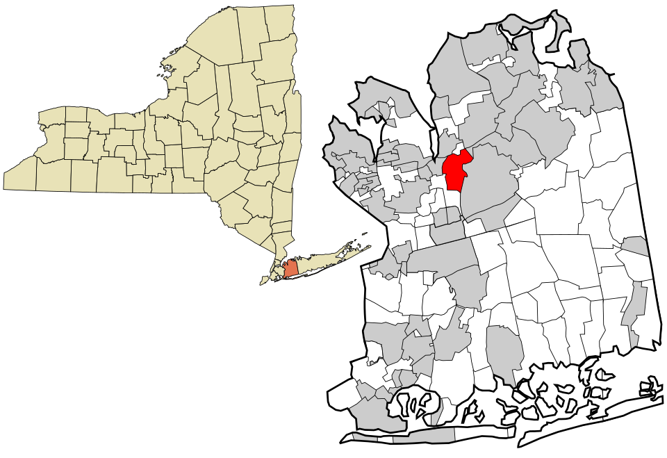 Locator map of East Hills