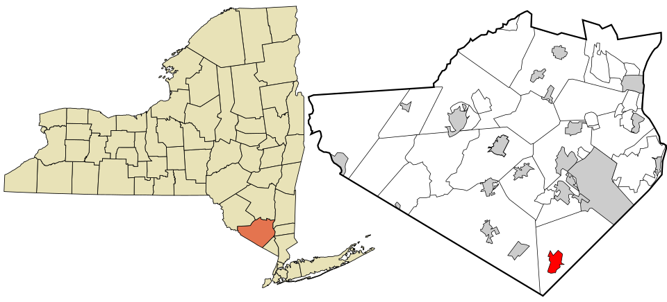 Locator map of Tuxedo Park