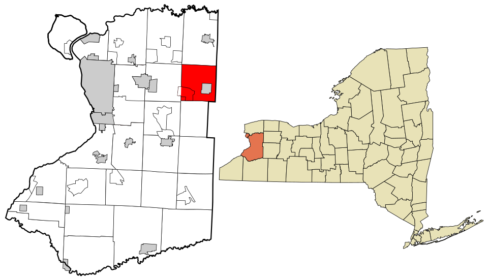 Locator map of Alden