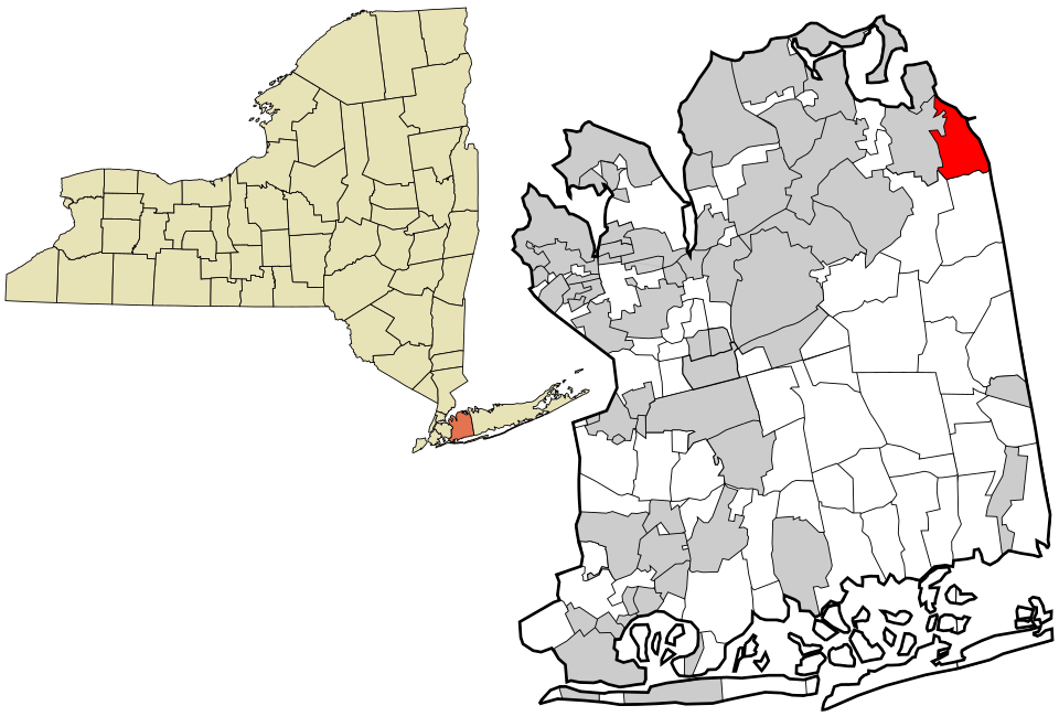 Locator map of Laurel Hollow