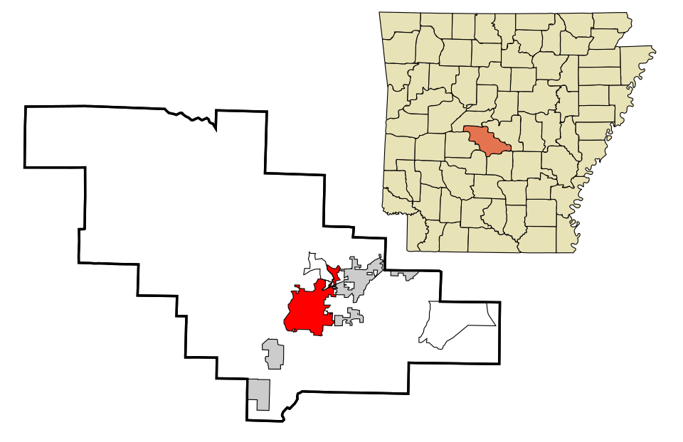 Locator map of Benton
