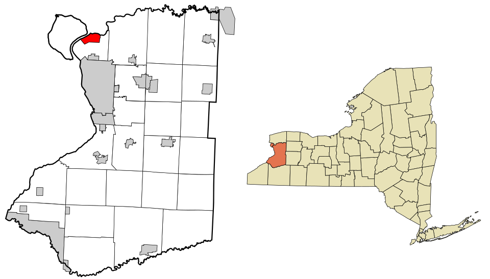 Locator map of Tonawanda