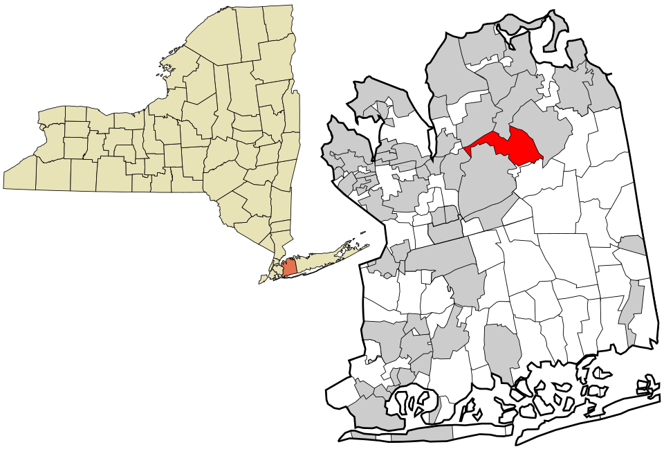 Locator map of Brookville