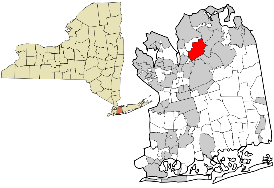 Locator map of Old Brookville