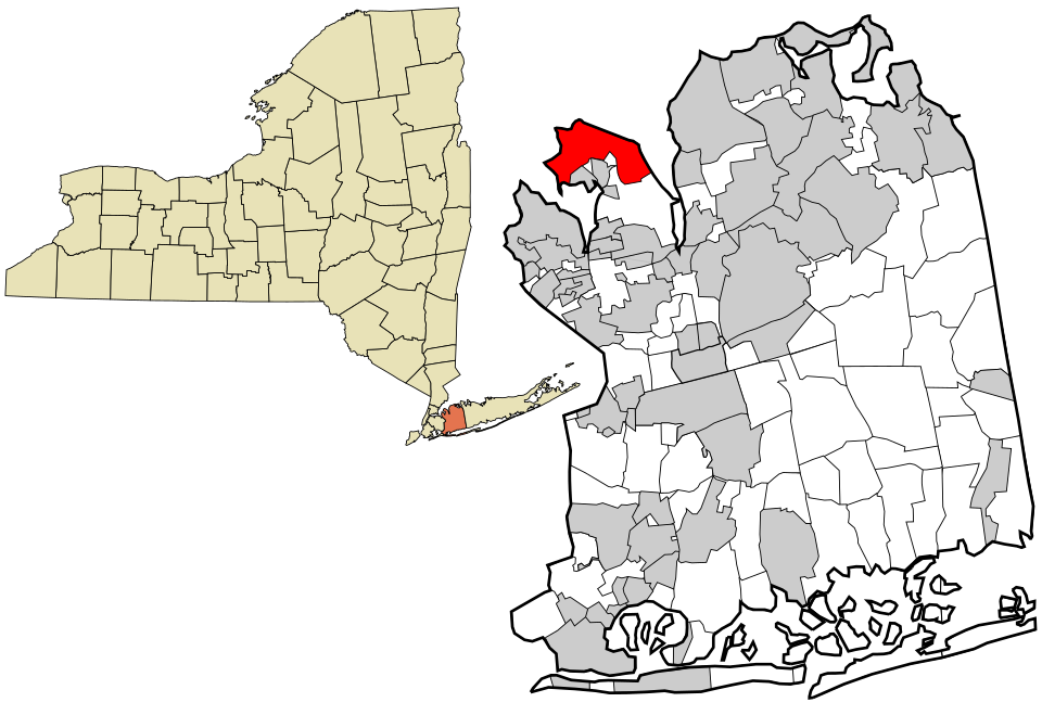 Locator map of Sands Point