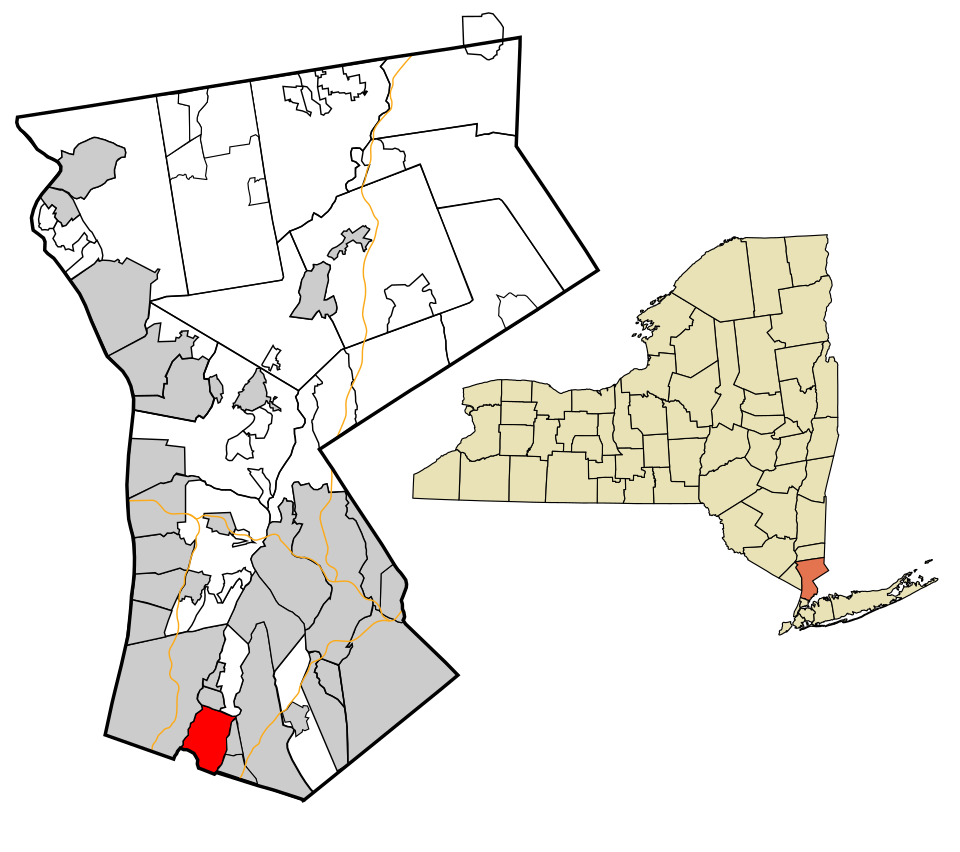 Locator map of Mount Vernon