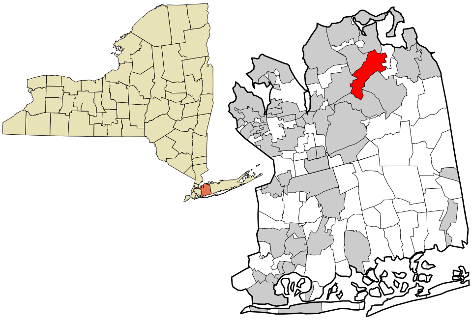 Locator map of Upper Brookville