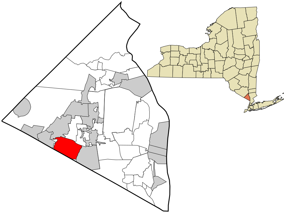 Locator map of Airmont