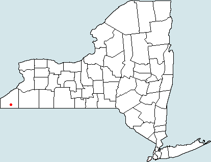 Locator map of Jamestown