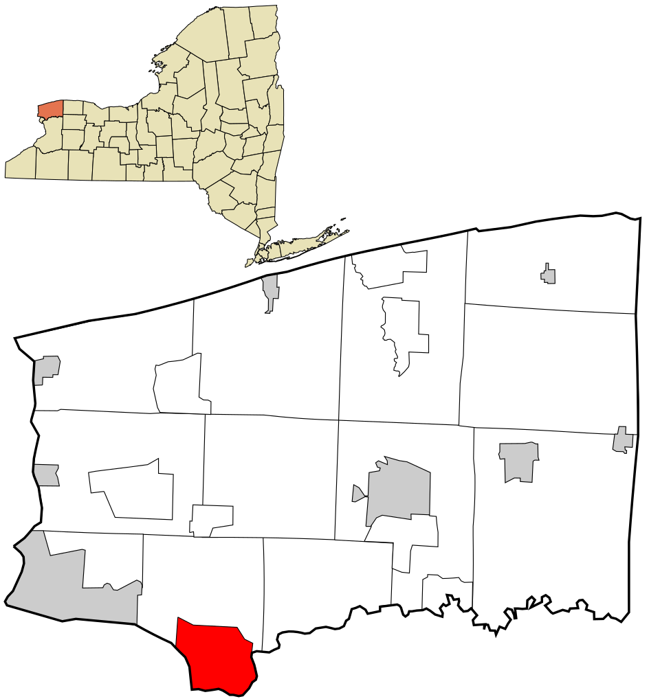 Locator map of North Tonawanda