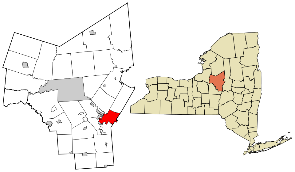 Locator map of Utica