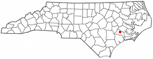 Locator map of Trenton