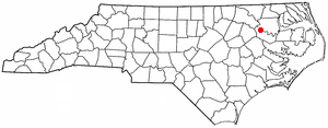 Locator map of Hamilton