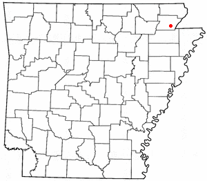 Map of Paragould