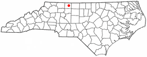 Locator map of Danbury