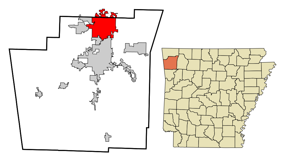Map of Springdale