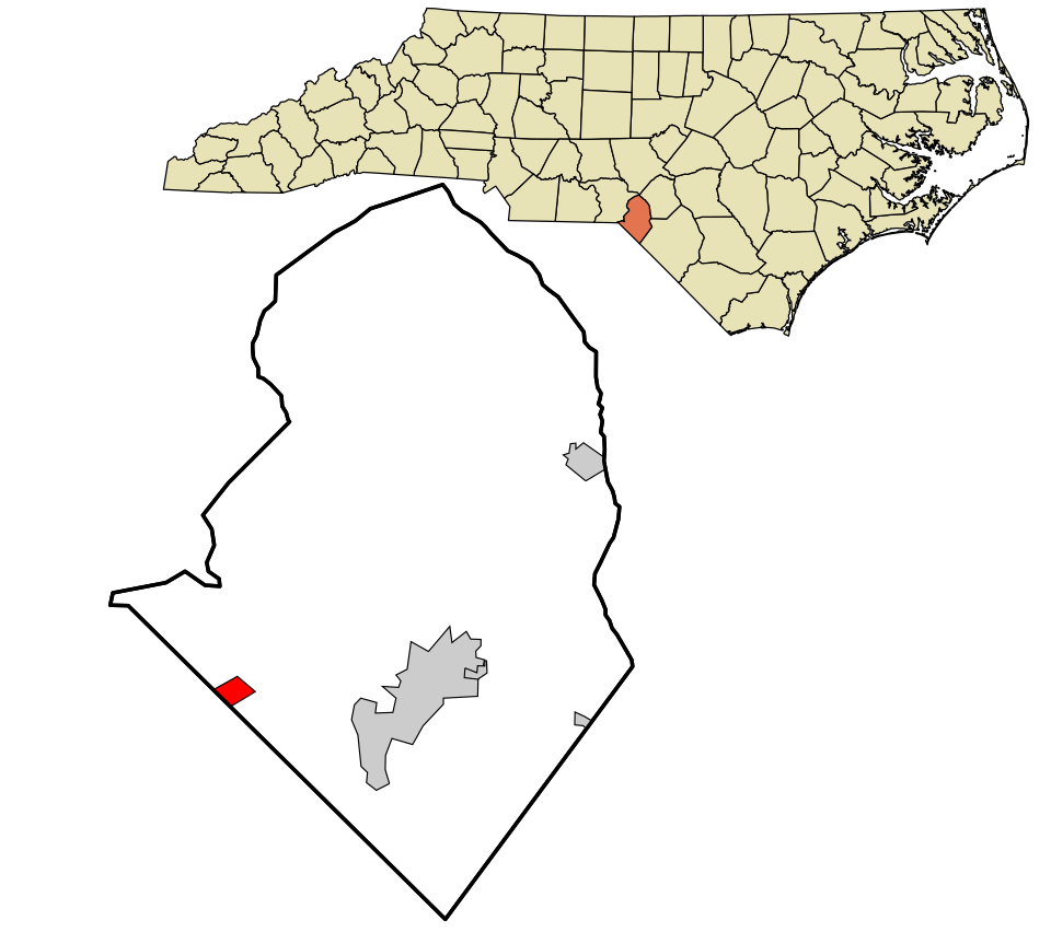 Locator map of Gibson