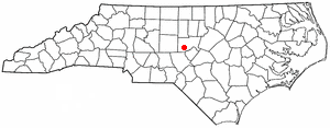 Locator map of Goldston