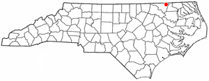 Locator map of Severn