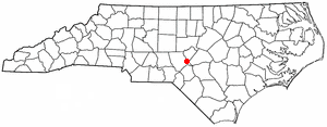 Locator map of Cameron