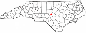 Locator map of Broadway