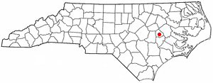 Locator map of Snow Hill