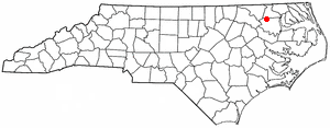 Locator map of Aulander