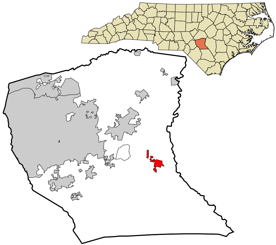 Locator map of Stedman