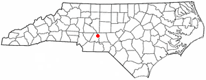 Locator map of Badin