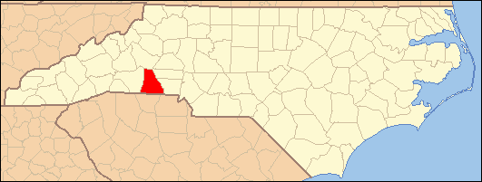 Locator map of Polkville
