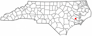 Locator map of Bridgeton