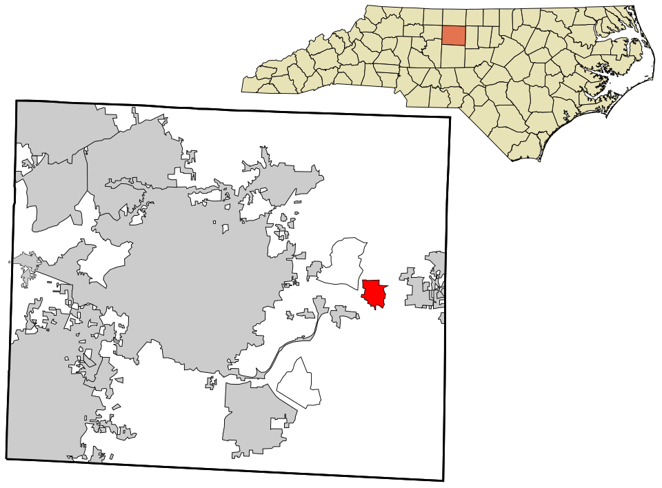 Locator map of Sedalia