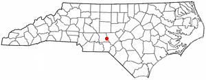 Locator map of Candor