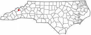 Locator map of Mars Hill