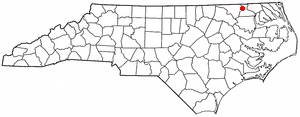 Locator map of Murfreesboro