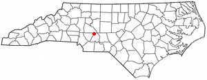 Locator map of Richfield