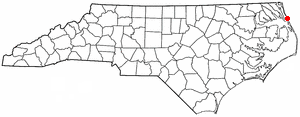Locator map of Duck