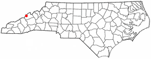 Locator map of Hot Springs