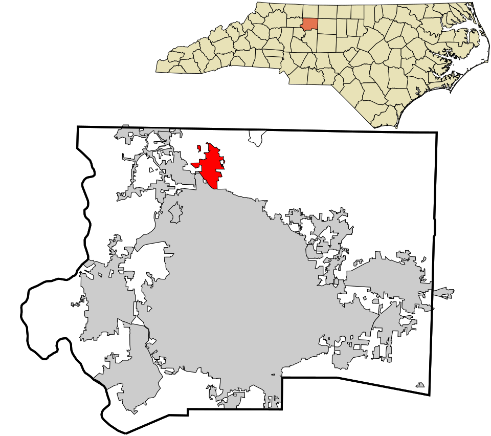 Map of Rural Hall
