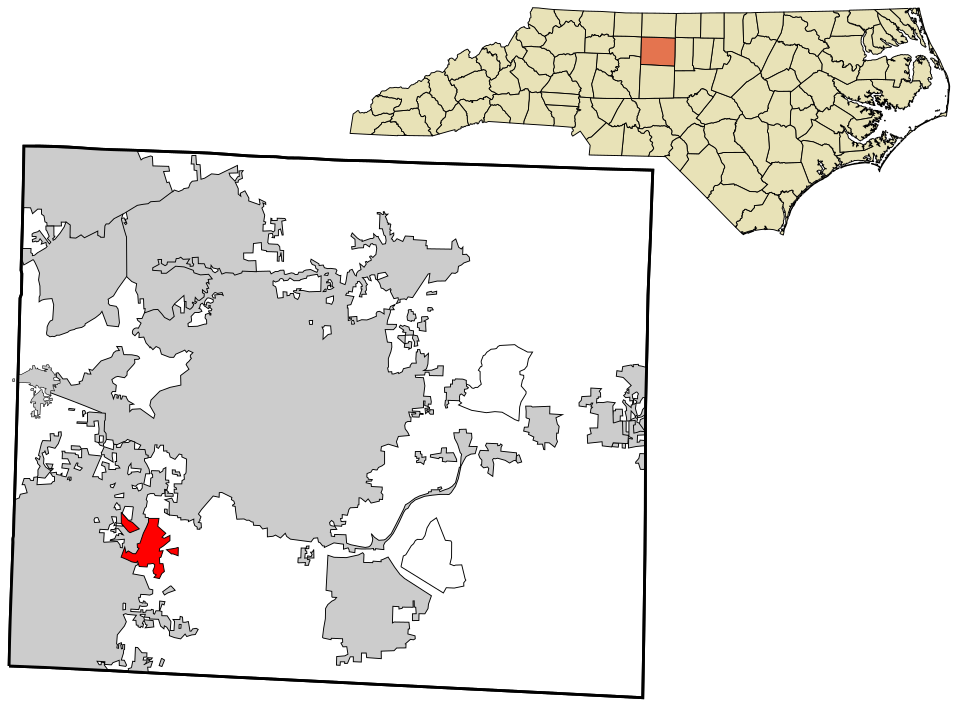 Map of Jamestown