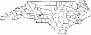 Locator map of Mount Pleasant