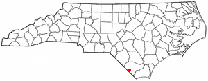Locator map of Tabor