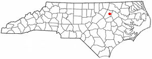 Locator map of Dortches
