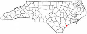 Locator map of Surf