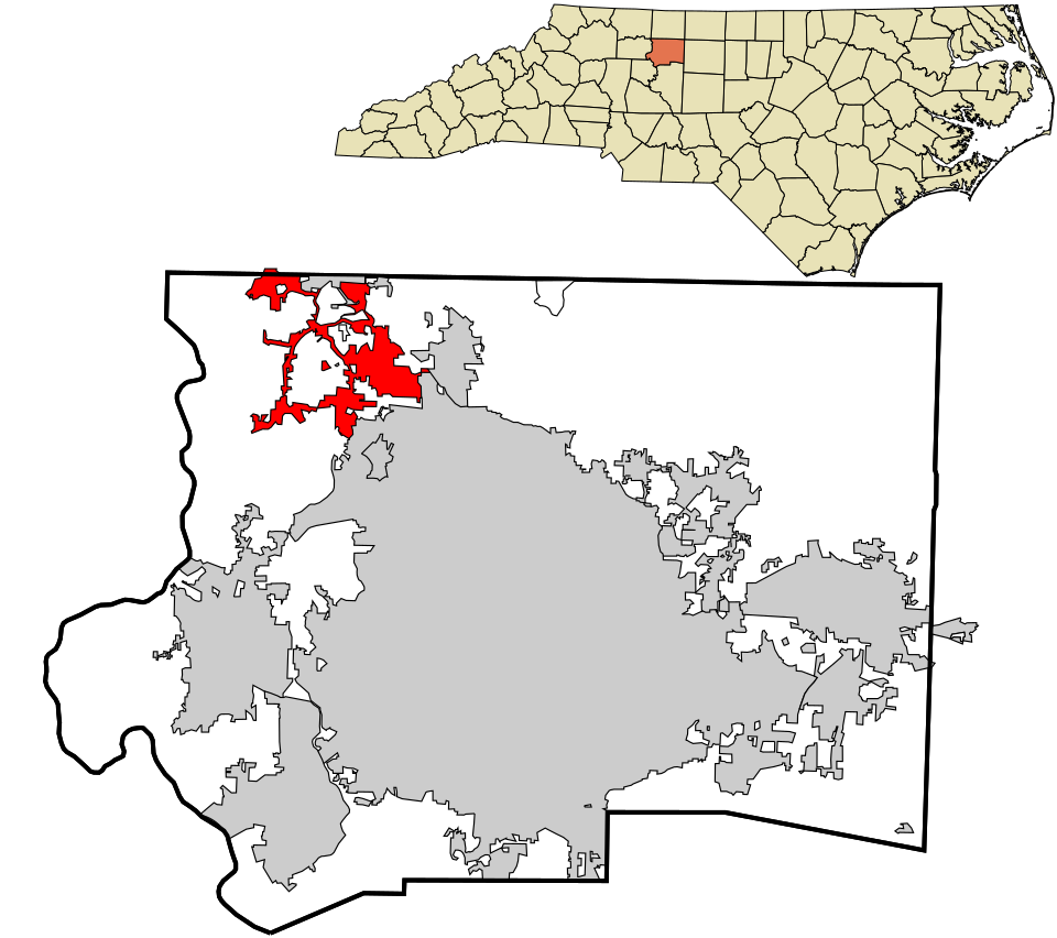 Locator map of Tobaccoville