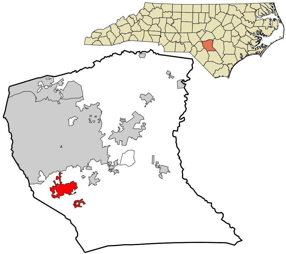 Map of Hope Mills