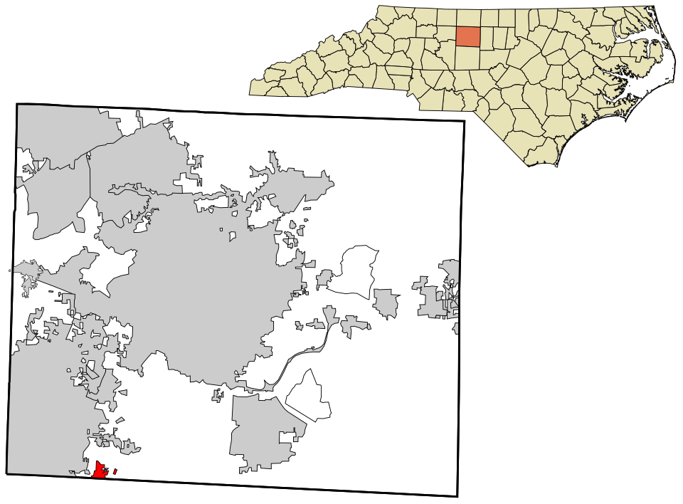 Locator map of Archdale