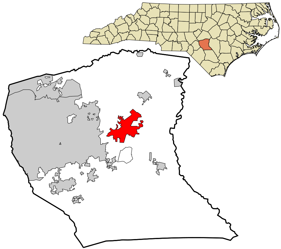 Locator map of Eastover